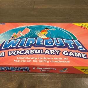 Wipeout! - Lakeshore BoardGame - Educational A Vocabulary Reading GAME Level 2